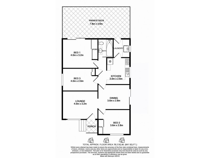 8 Williamson Street, Tarrawanna NSW 2518 Floorplan