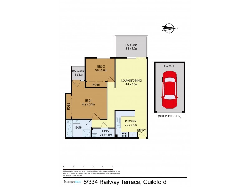 8/334-336 Railway Terrace, Guildford NSW 2161 Floorplan