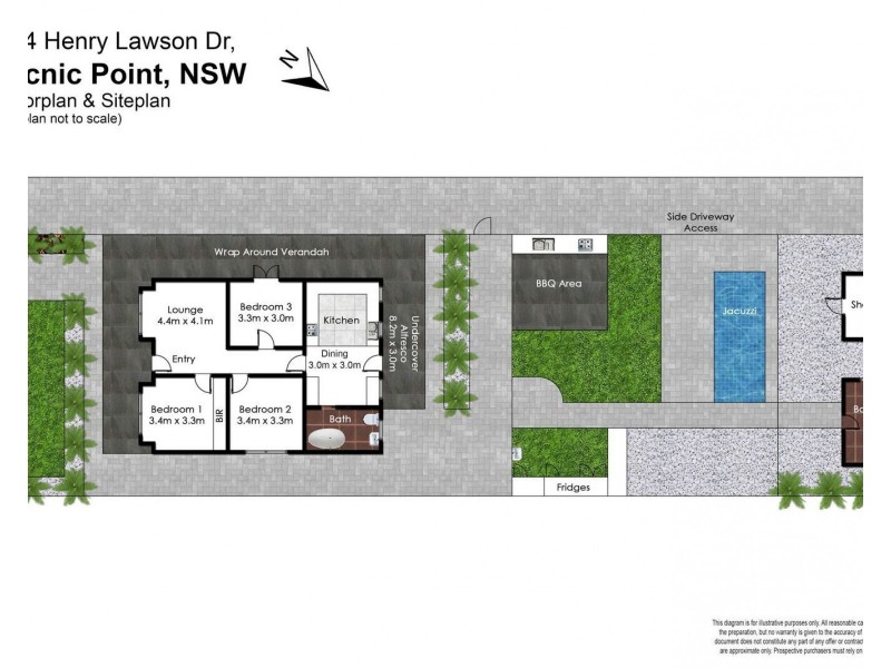 854 Henry Lawson Drive, Picnic Point NSW 2213 Floorplan