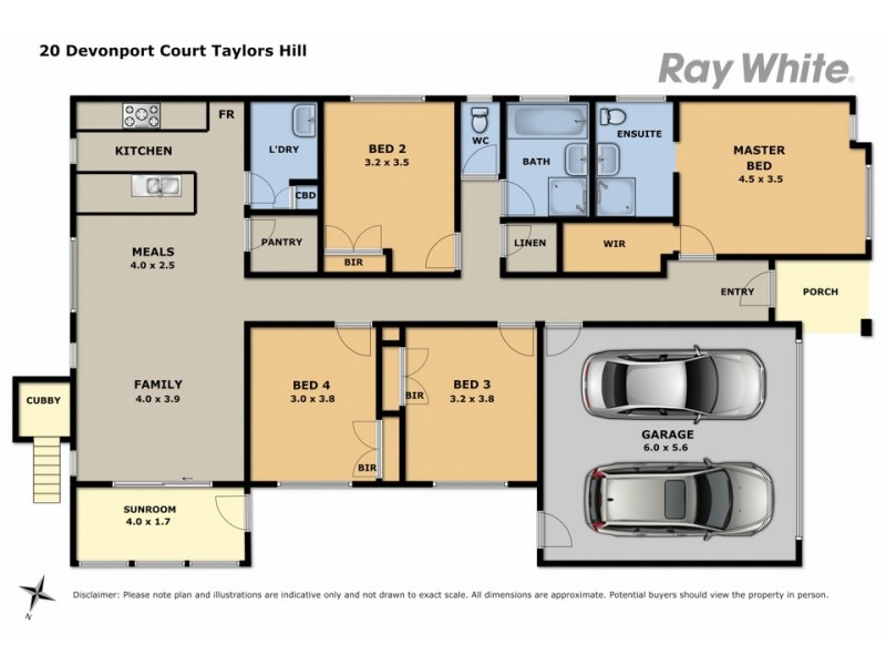 20 Devonport court, Taylors Hill VIC 3037 Floorplan