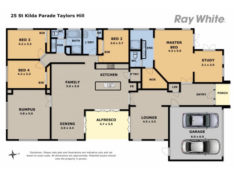 25 St Kilda Parade, Taylors Hill VIC 3037 Floorplan