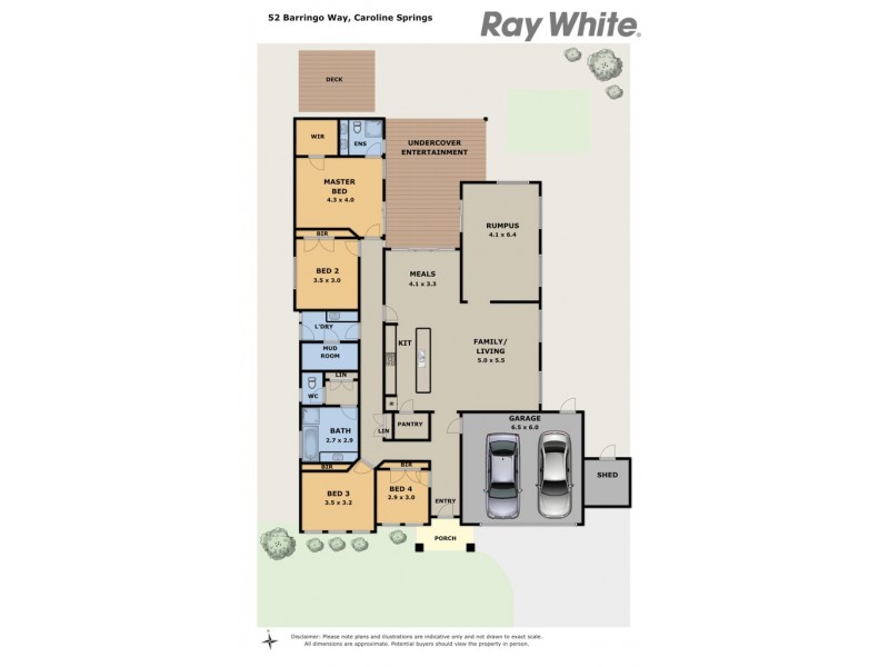 52 Barringo Way, Caroline Springs VIC 3023 Floorplan