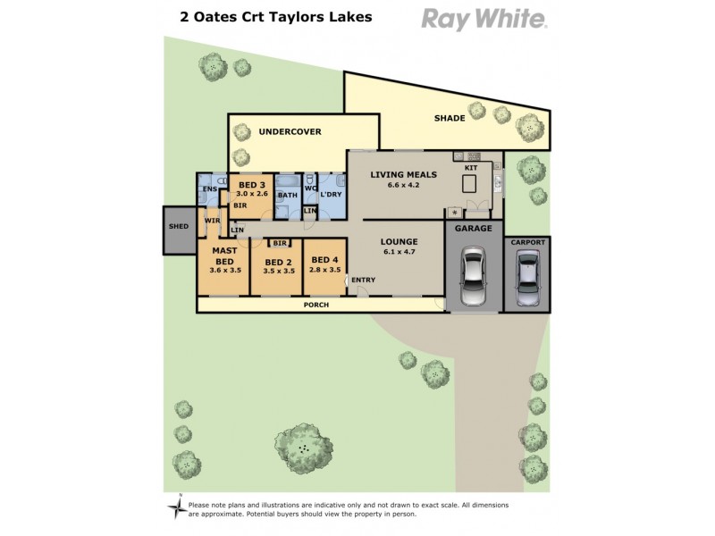 2 Oates Court, Taylors Lakes VIC 3038 Floorplan