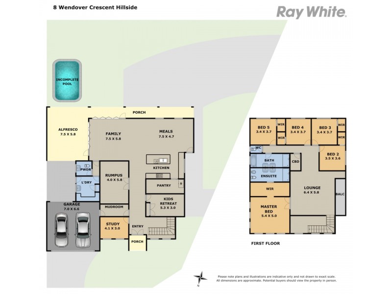8 Wendover Crescent, Hillside VIC 3037 Floorplan