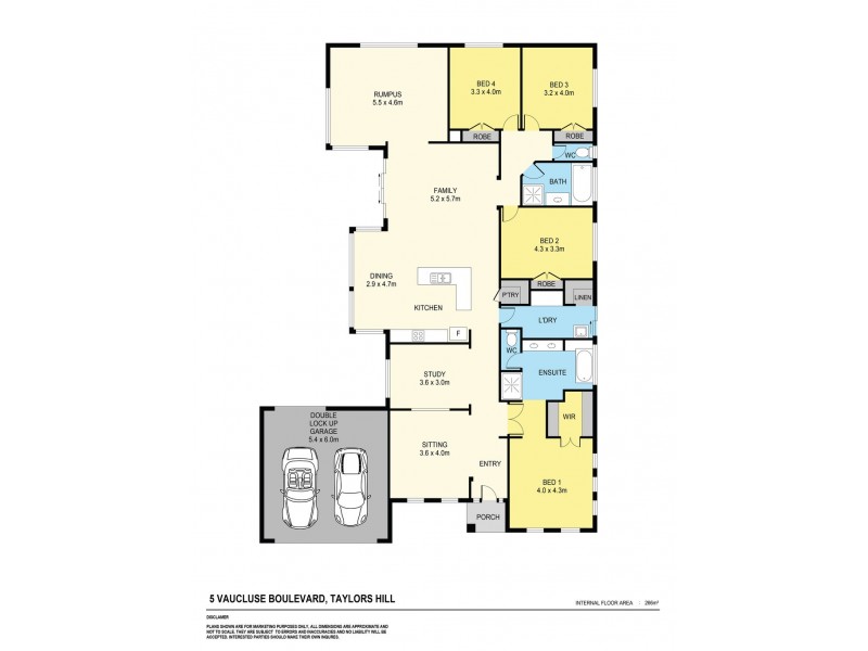 5 Vaucluse Blvd, Taylors Hill VIC 3037 Floorplan