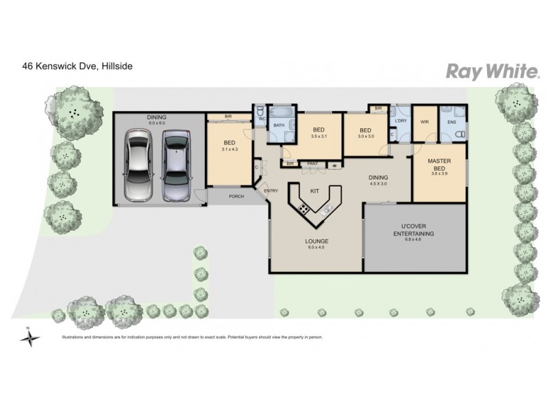 46 Kenswick Drive, Hillside VIC 3037 Floorplan