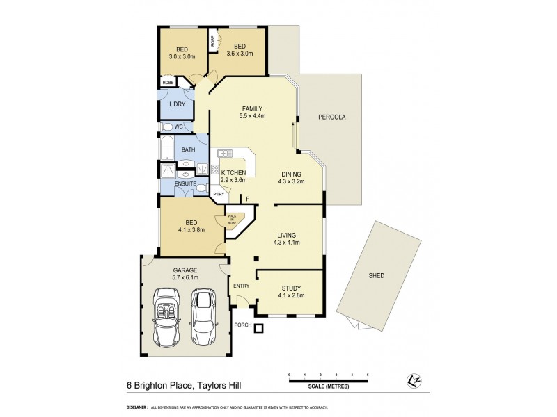 6 Brighton Place, Taylors Hill VIC 3037 Floorplan