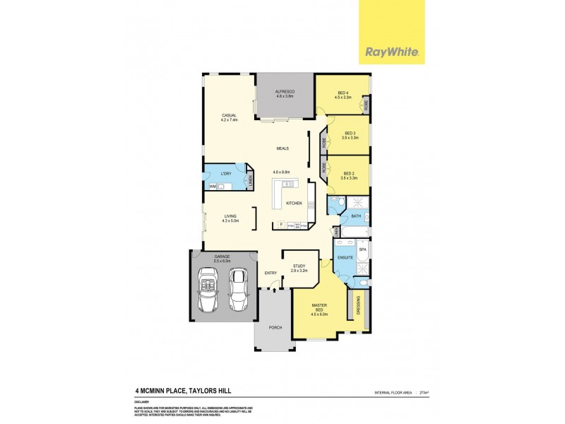 4 McMinn Place, Taylors Hill VIC 3037 Floorplan