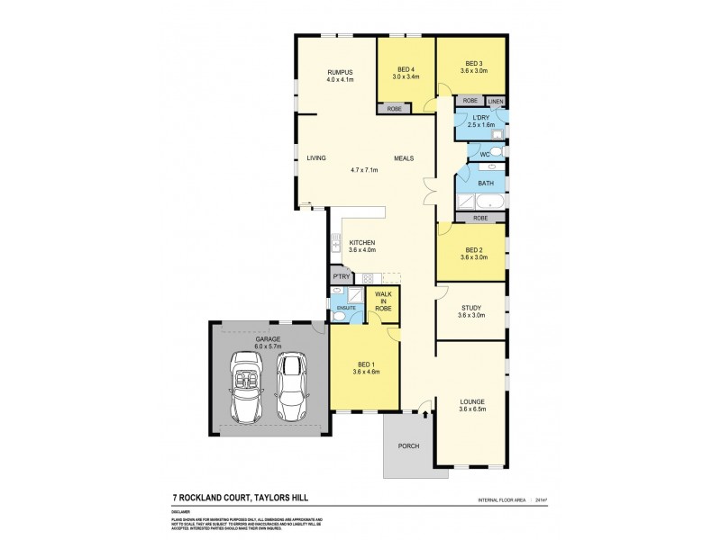 7 Rockland Court, Taylors Hill VIC 3037 Floorplan