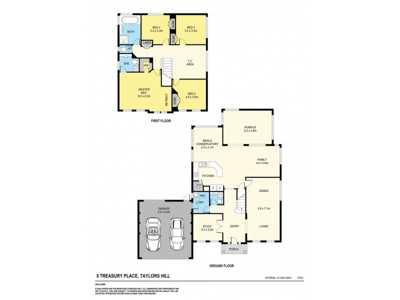 5 Treasury Place, Taylors Hill VIC 3037 Floorplan
