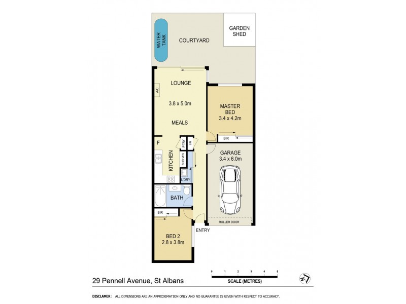 3/29 Pennell Avenue, St Albans VIC 3021 Floorplan