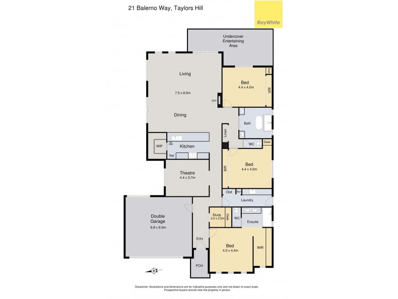 21 Balerno Way, Taylors Hill VIC 3037 Floorplan