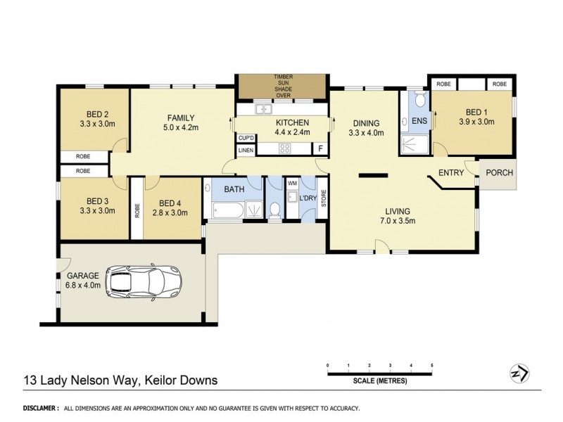 13 Lady Nelson Way, Keilor Downs VIC 3038 Floorplan