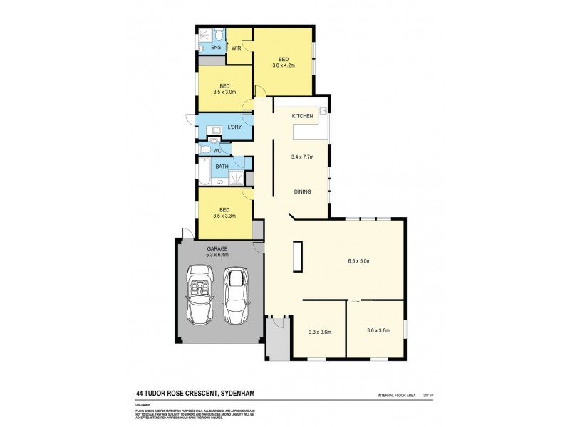 44 Tudor Rose Crescent, Sydenham VIC 3037 Floorplan