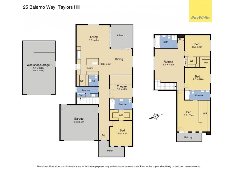 25 Balerno Way, Taylors Hill VIC 3037 Floorplan