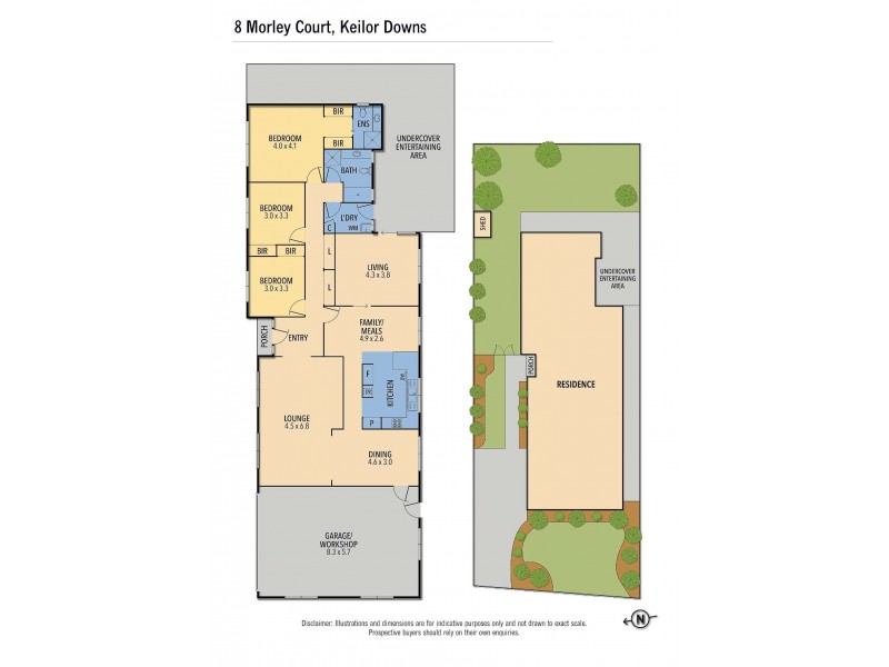 8 Morley Court, Keilor Downs VIC 3038 Floorplan