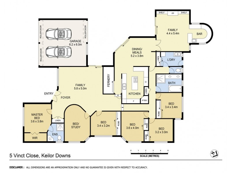 5 Vinct Close, Keilor Downs VIC 3038 Floorplan