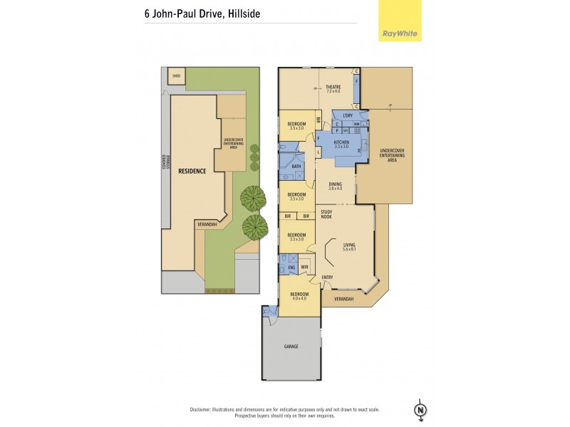 6 John Paul Drive, Hillside VIC 3037 Floorplan