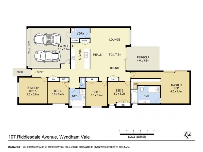 107 Ribblesdale Avenue, Wyndham Vale VIC 3024 Floorplan