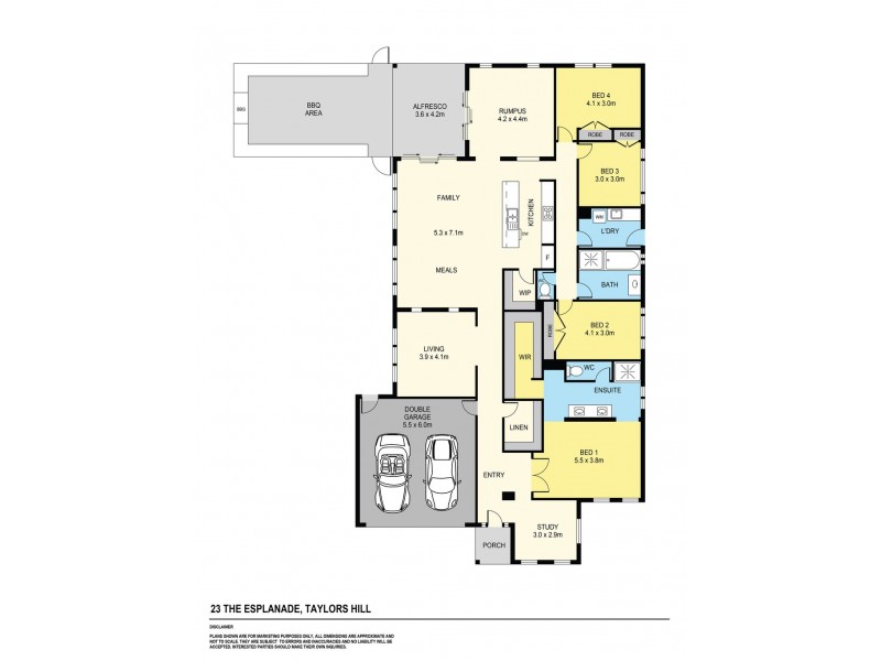 23 The Esplanade, Taylors Hill VIC 3037 Floorplan