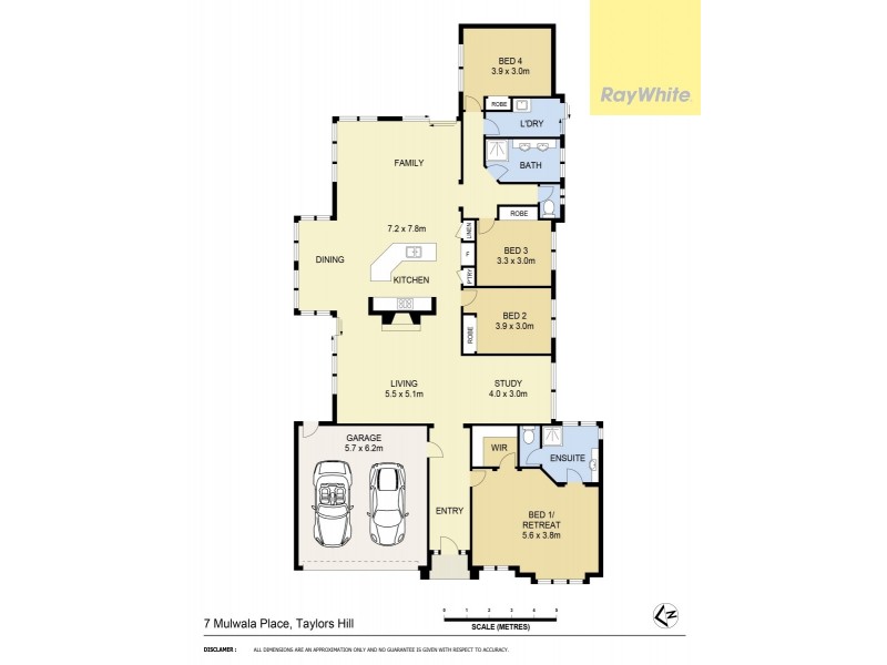 7 Mulwala Place, Taylors Hill VIC 3037 Floorplan