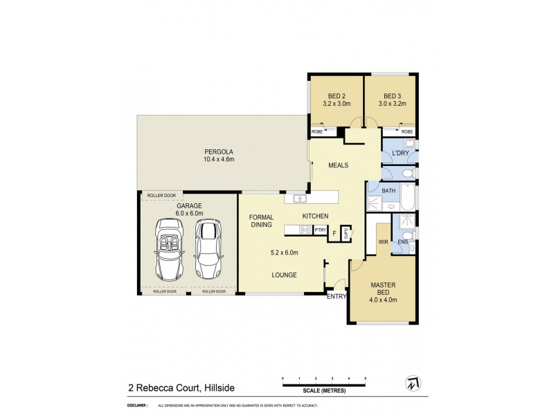 2 Rebecca Court, Hillside VIC 3037 Floorplan