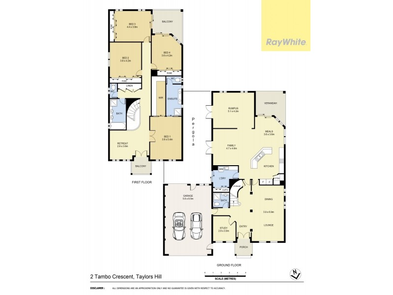 2 Tambo Crescent, Taylors Hill VIC 3037 Floorplan