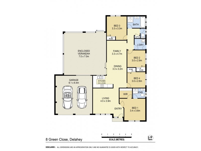 8 Green Close, Delahey VIC 3037 Floorplan
