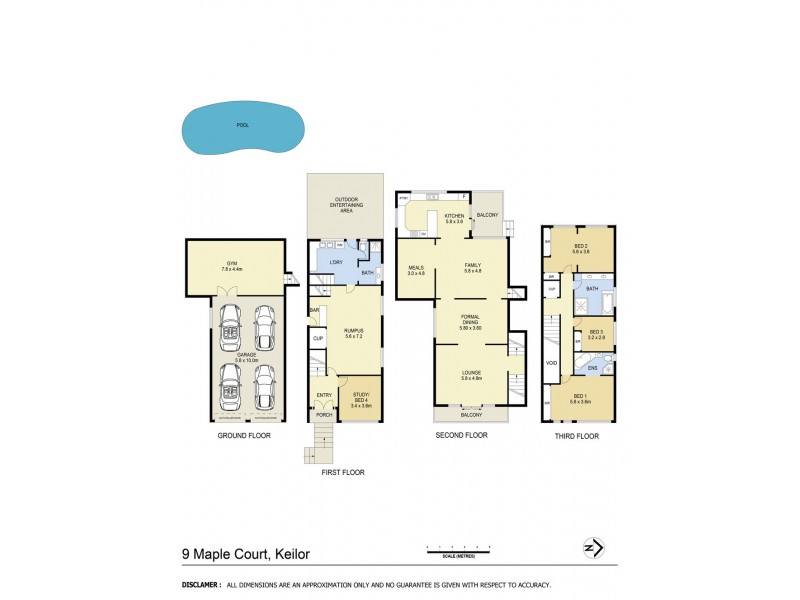 9 Maple Court, Keilor VIC 3036 Floorplan