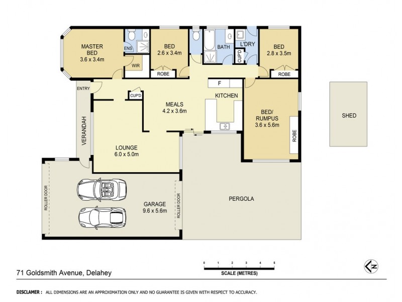 71 Goldsmith Avenue, Delahey VIC 3037 Floorplan