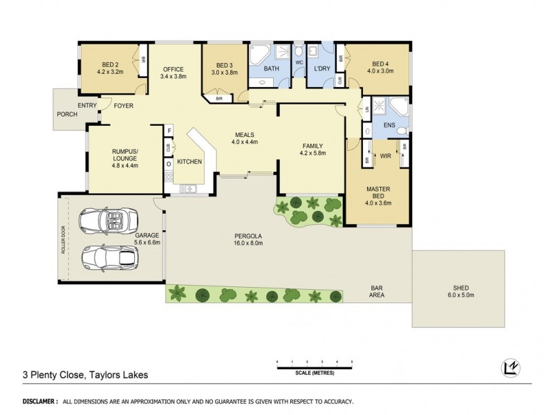 3 Plenty Close, Taylors Lakes VIC 3038 Floorplan