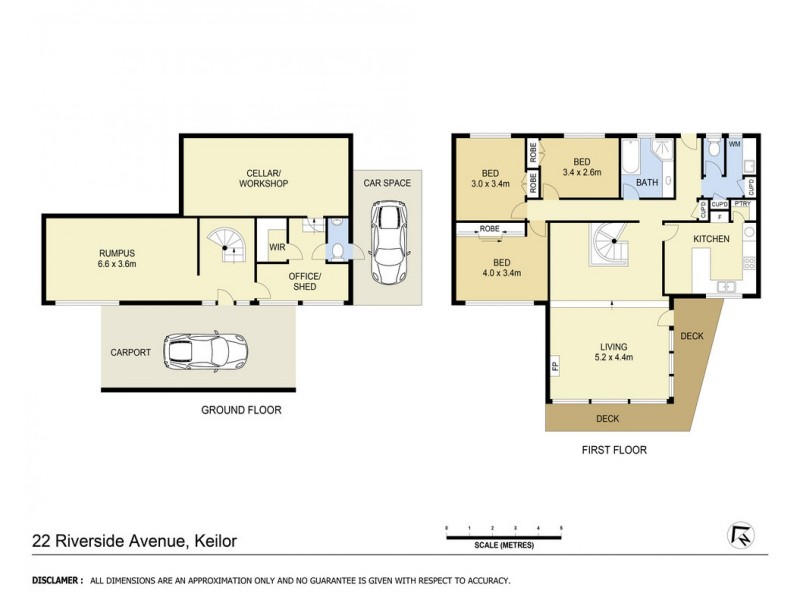 22 Riverside Avenue, Keilor VIC 3036 Floorplan