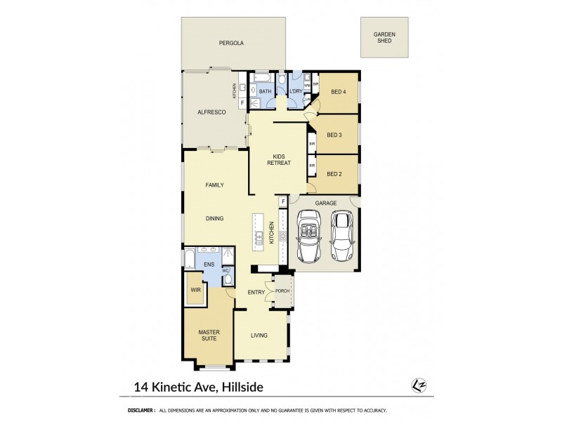 14 Kinetic Avenue, Hillside VIC 3037 Floorplan
