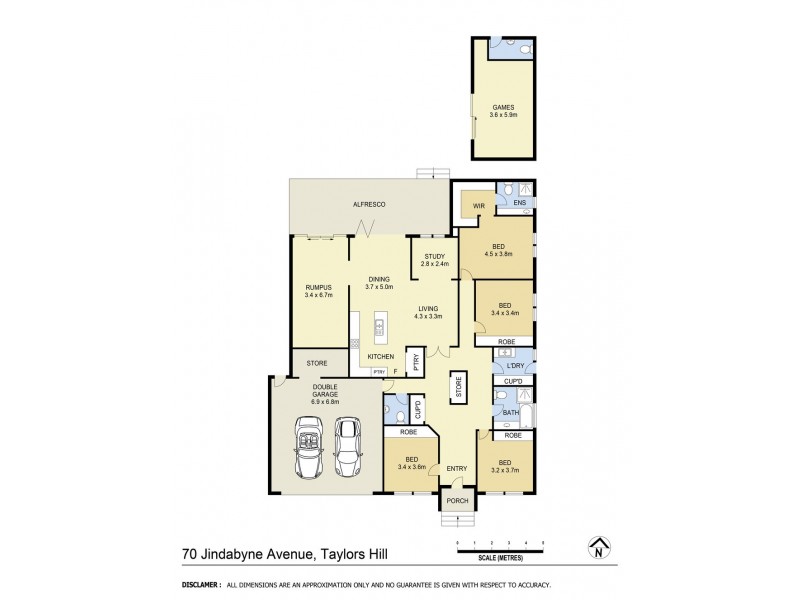 70 Jindabyne Avenue, Taylors Hill VIC 3037 Floorplan