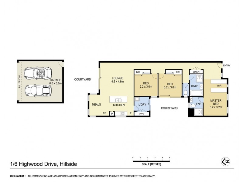 1/6 Highwood Drive, Hillside VIC 3037 Floorplan