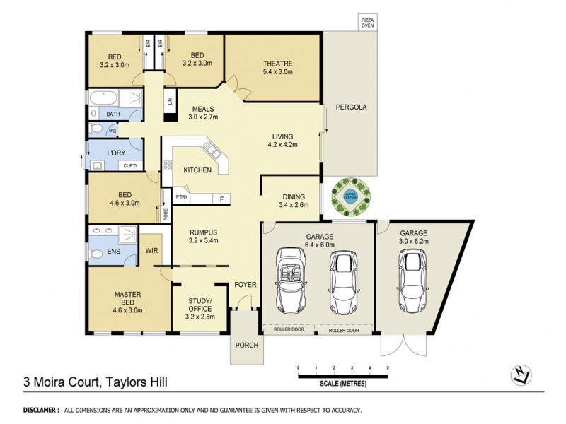 3 Moira Court, Taylors Hill VIC 3037 Floorplan