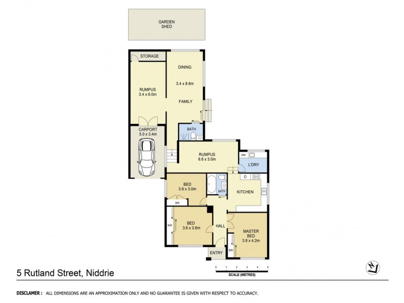 5 Rutland Street, Niddrie VIC 3042 Floorplan