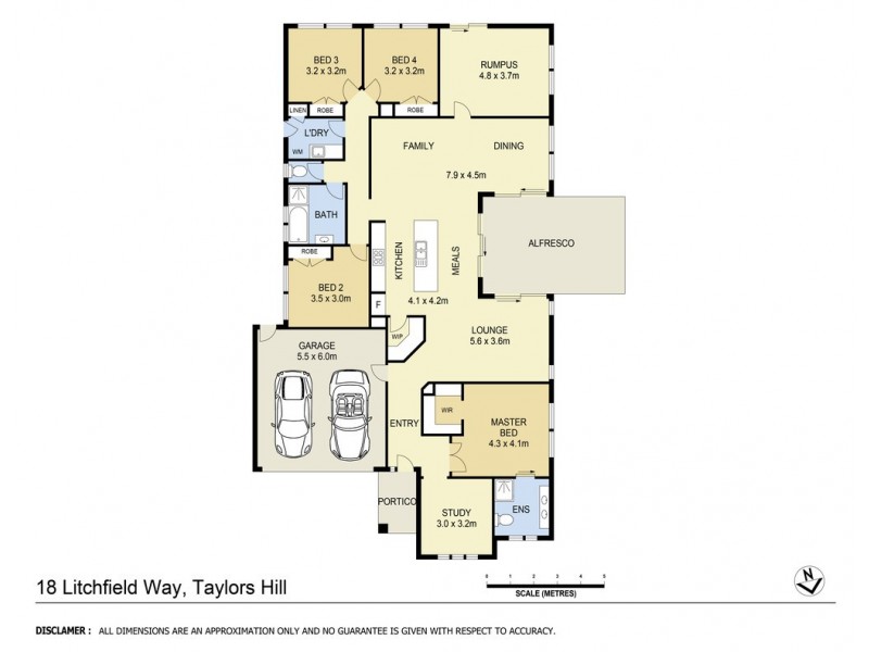 18 Litchfield Way, Taylors Hill VIC 3037 Floorplan