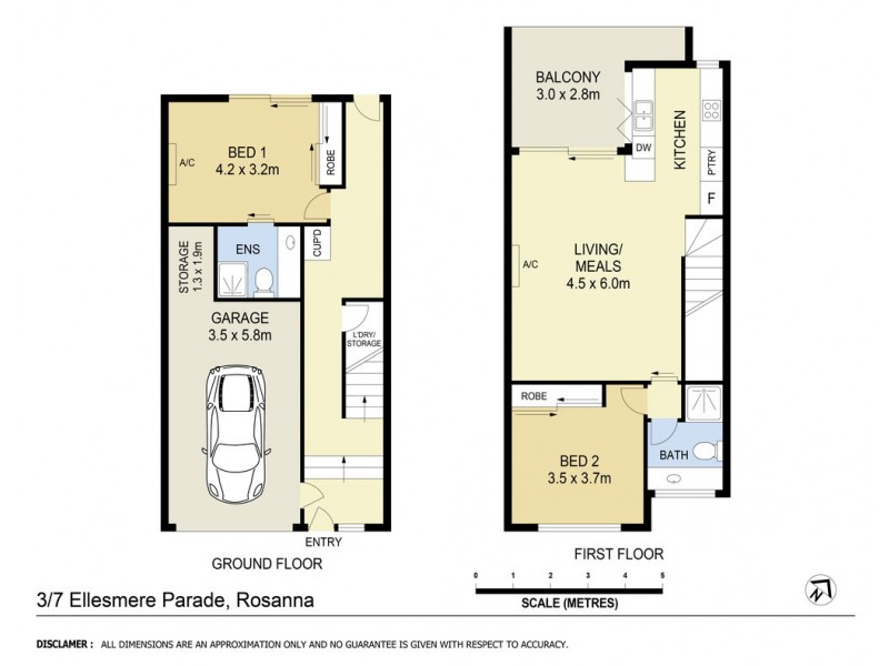 3/7 Ellesmere Parade, Rosanna VIC 3084 Floorplan