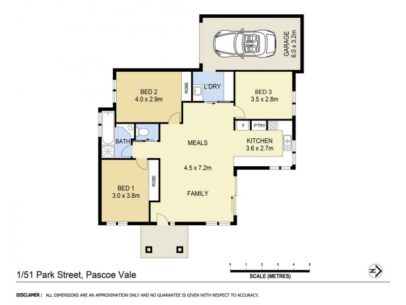 1/51 Park Street, Pascoe Vale VIC 3044 Floorplan