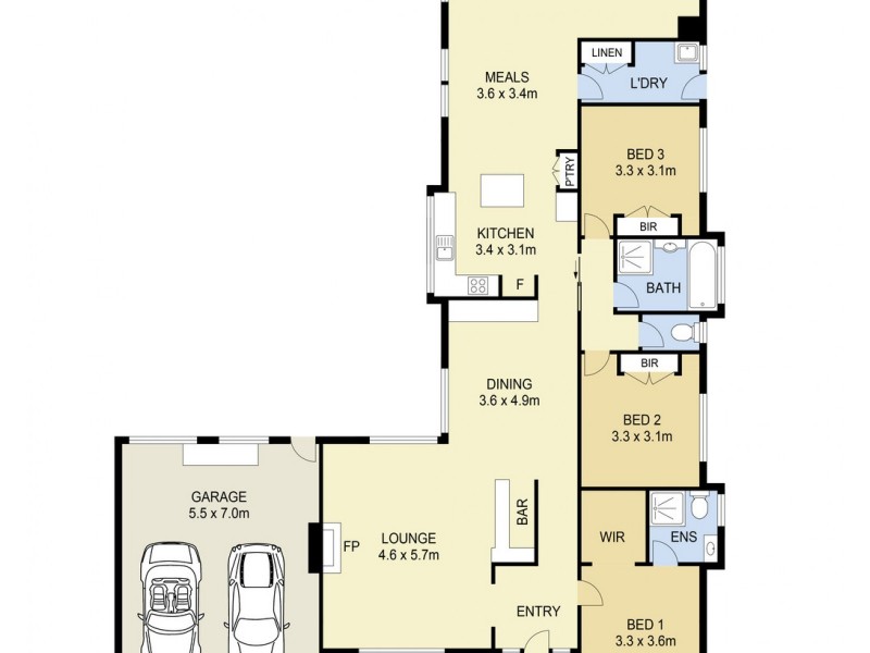 3 Singer Avenue, Keilor Downs VIC 3038 Floorplan