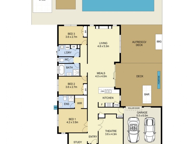 8 Garnet Way, Taylors Hill VIC 3037 Floorplan