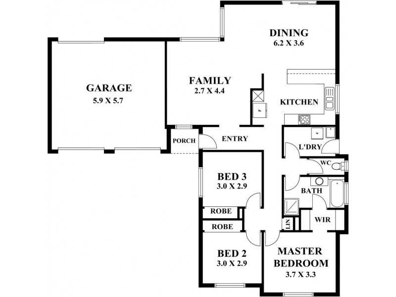 3 Sunrise Drive, Hillside VIC 3037 Floorplan