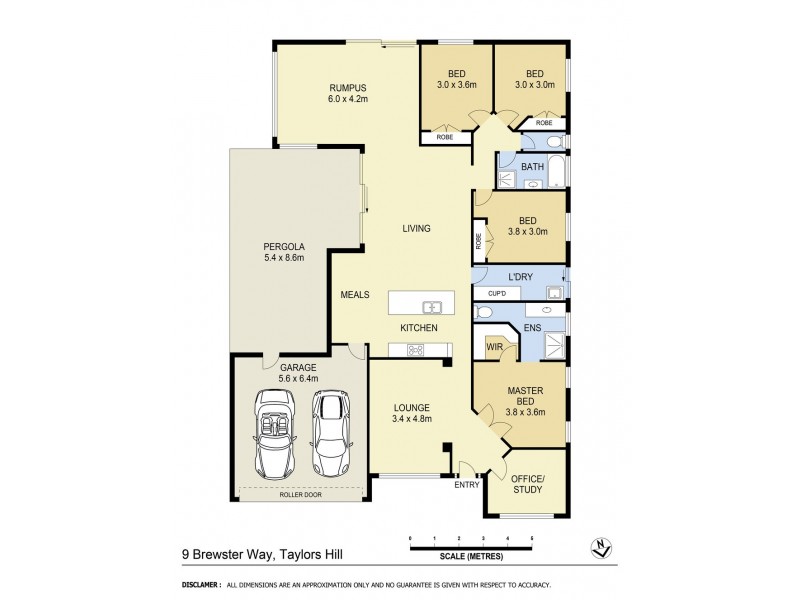 9 Brewster Way, Taylors Hill VIC 3037 Floorplan
