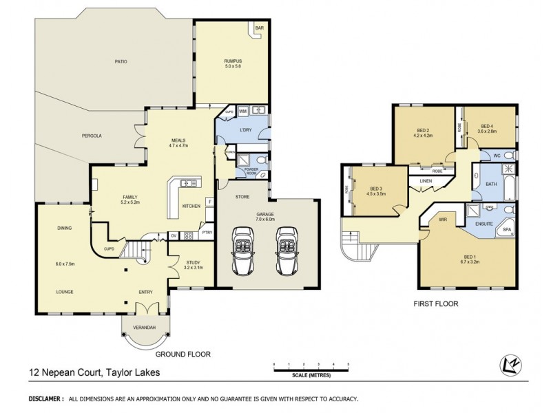 12 Nepean Court, Taylors Lakes VIC 3038 Floorplan