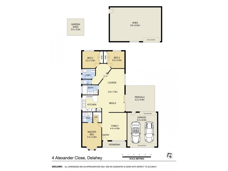 4 Alexander Close, Delahey VIC 3037 Floorplan