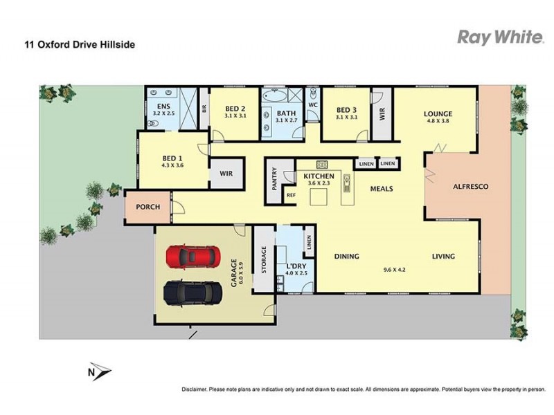 11 Oxford Drive, Hillside VIC 3037 Floorplan