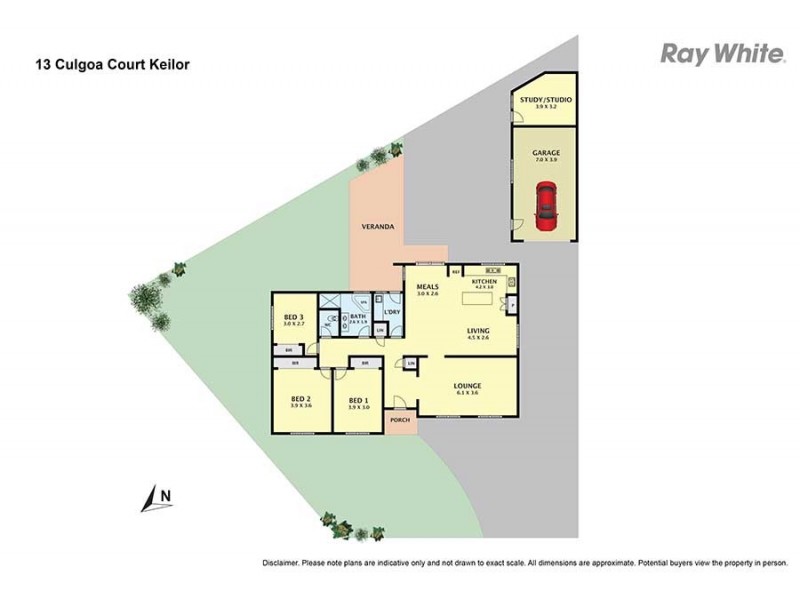 13 Culgoa Court, Keilor VIC 3036 Floorplan