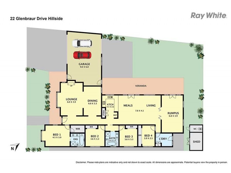 22 Glenbruar Drive, Hillside VIC 3037 Floorplan