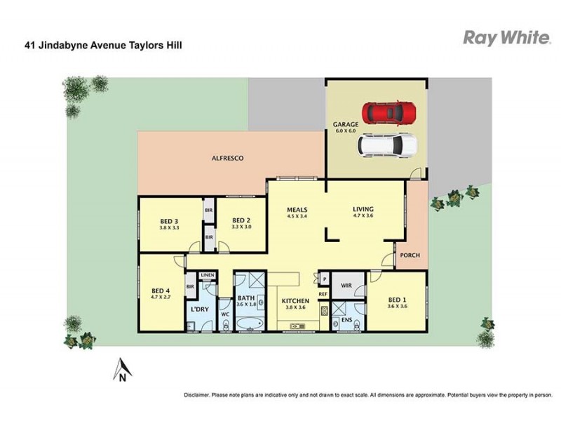 41 Jindabyne Avenue, Taylors Hill VIC 3037 Floorplan